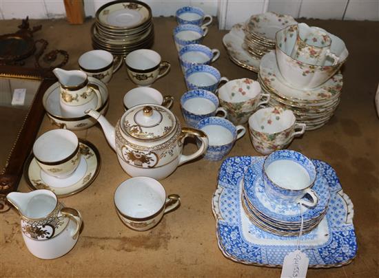 Noritake tea set, B & W Mikado tea set and another(-)